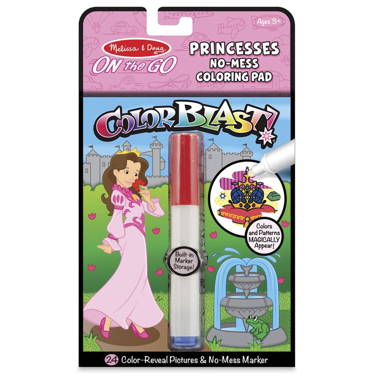 Melissa & Doug On the Go ColorBlast! Activity Book - Princess